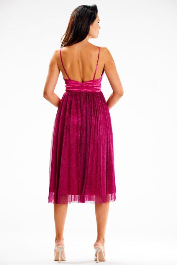 Pink Evening Dress in Evening Dresses with Spandex and Polyester