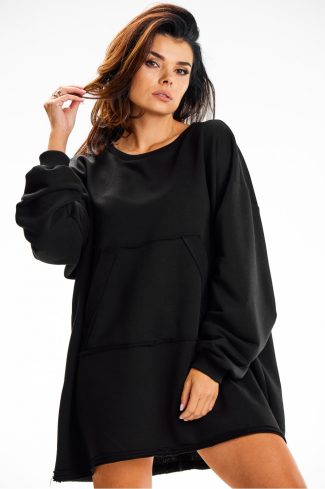 black Sweatshirt model 189455 Infinite You