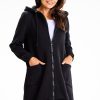 Black Sweatshirt in Sweatshirts For Women with Cotton and Spandex