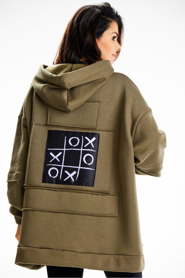 green Sweatshirt model 189461 Infinite You