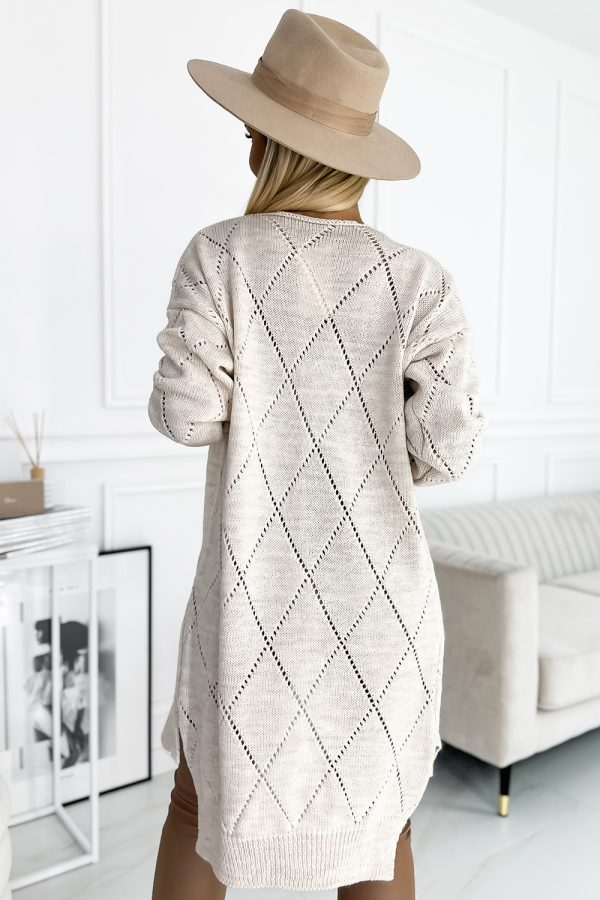 beige Cardigan model 189677 Numoco