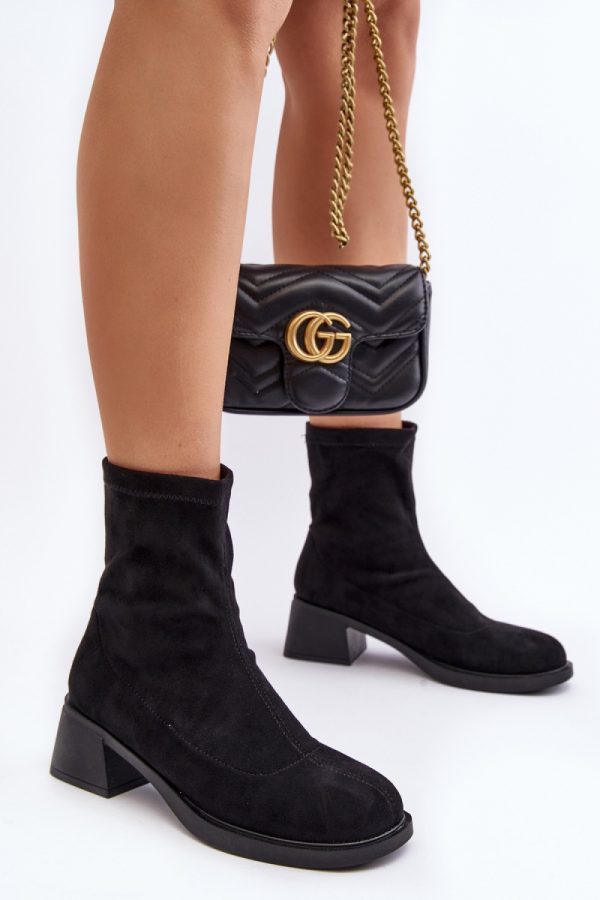 black Heel boots model 189840 Step in style