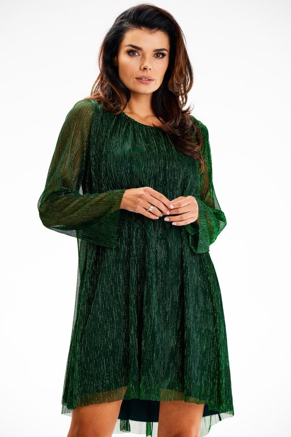 Green Evening Dress in Evening Dresses with Spandex and Polyester