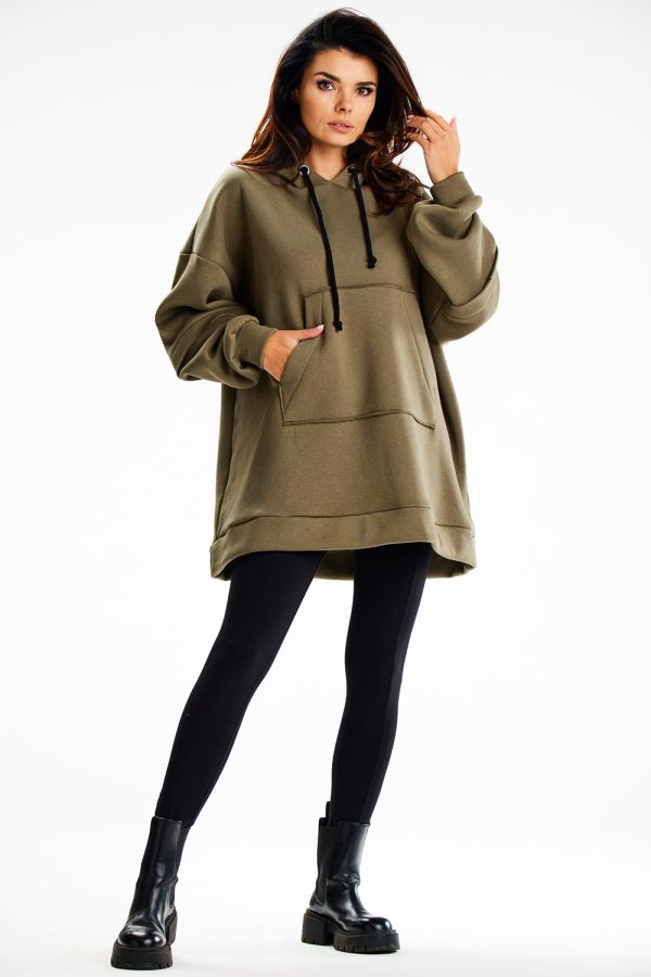 green Sweatshirt model 189461 Infinite You