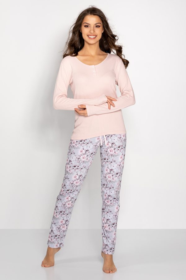 Pink Pyjama in Women`s Pyjamas, Sleepwear Sets with Polyester