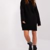 Black Daydress in Day Dresses with Acrylic, Spandex and Polyester