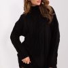 Black Daydress in Day Dresses with Acrylic and Wool
