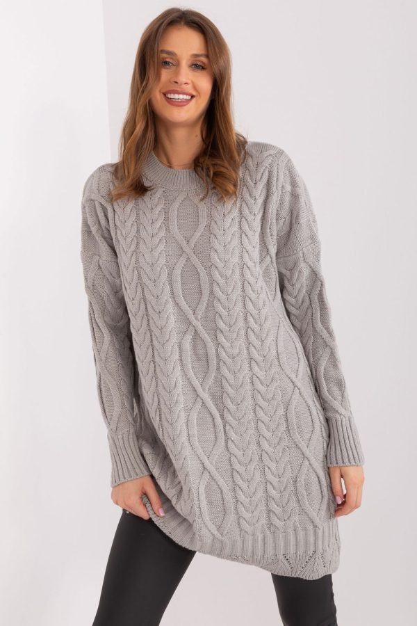 Grey Daydress in Day Dresses with Acrylic and Wool