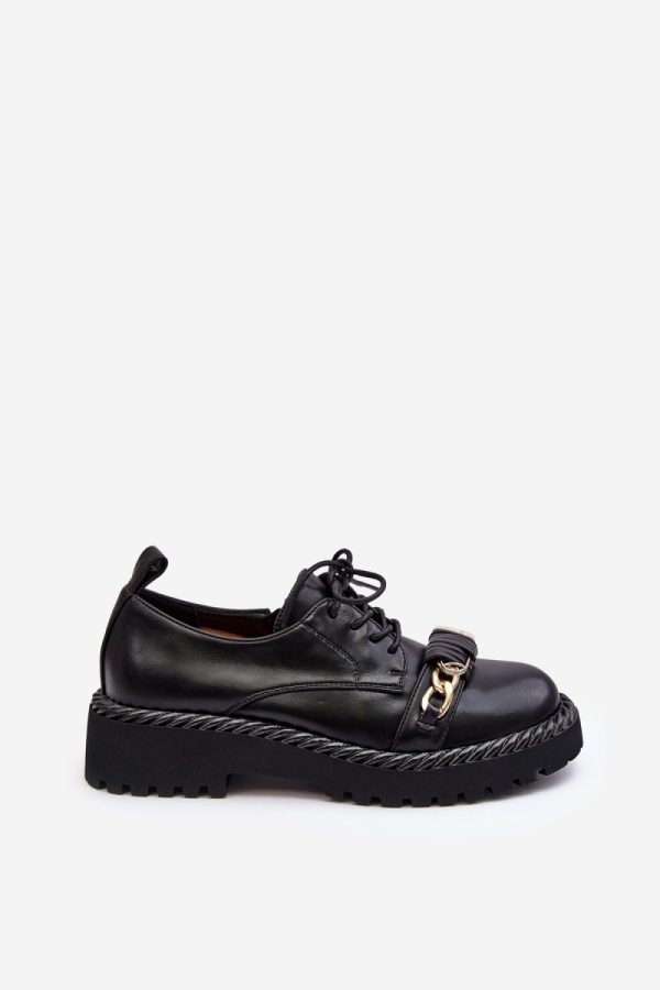 black Half shoes model 190176 Step in style