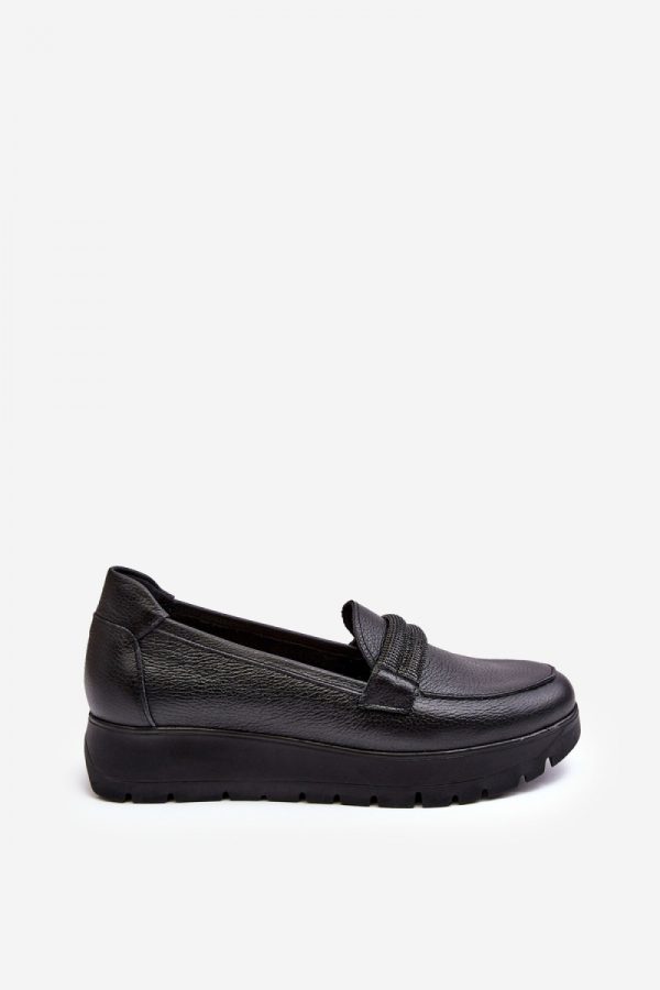 black Half shoes model 190177 Step in style