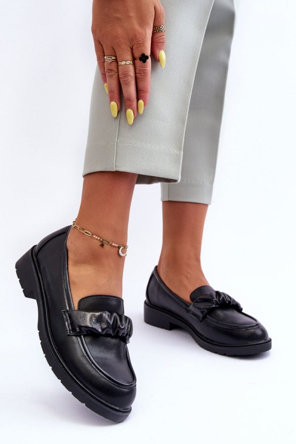 black Half shoes model 190181 Step in style