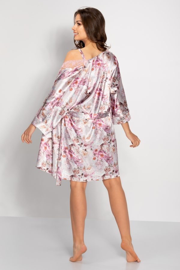 Multicolor Bathrobe in Dressing Gowns, Bathrobes For Women with Polyester