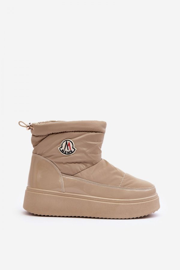 beige Snow boots model 190513 Step in style