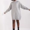 Grey Daydress in Day Dresses with Acrylic, Spandex and Polyester