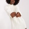 Beige Daydress in Day Dresses with Acrylic, Spandex and Polyester