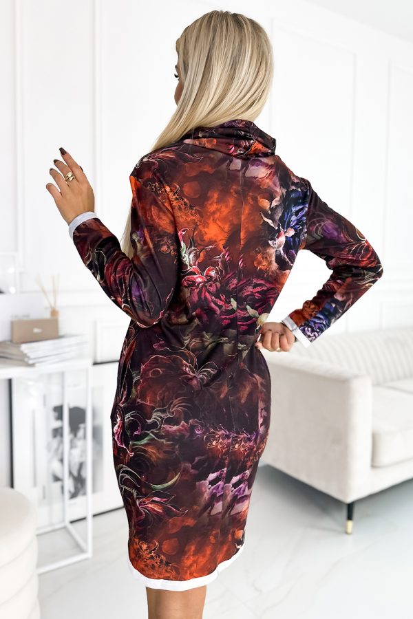Brown Daydress in Day Dresses with Polyester and Viscose
