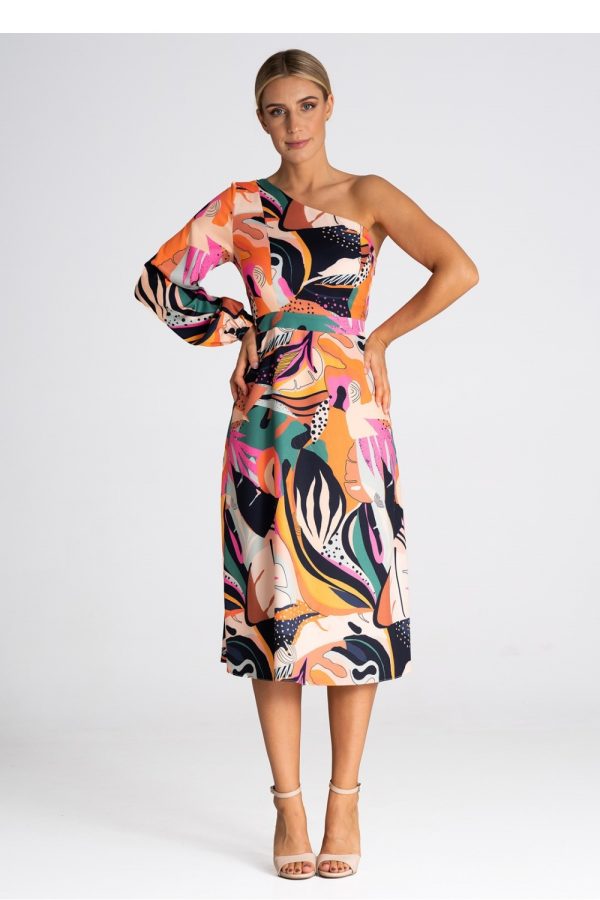 Multicolor Cocktail Dress in Formal Dresses, Cocktail Dresses with Spandex and Polyester