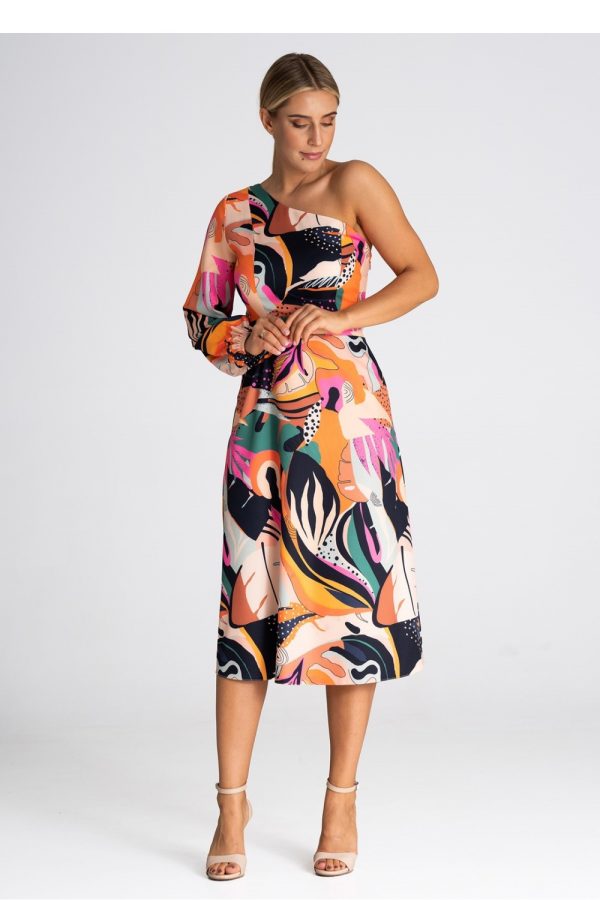 Multicolor Cocktail Dress in Formal Dresses, Cocktail Dresses with Spandex and Polyester