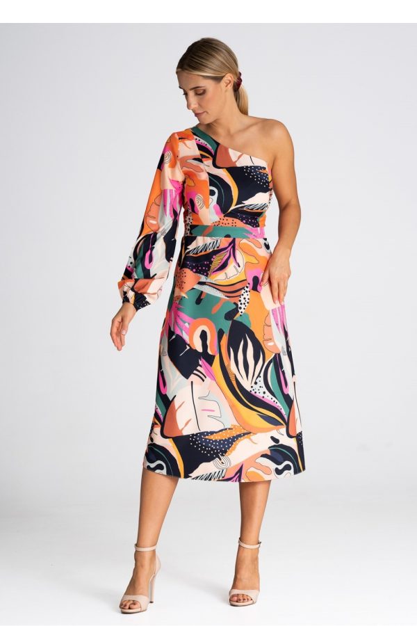 Multicolor Cocktail Dress in Formal Dresses, Cocktail Dresses with Spandex and Polyester