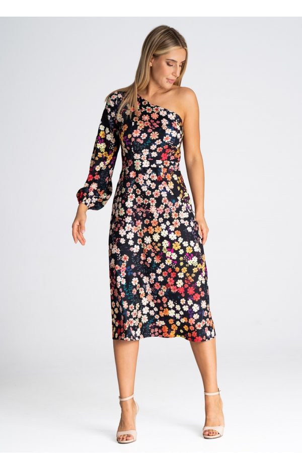 Multicolor Cocktail Dress in Formal Dresses, Cocktail Dresses with Spandex and Polyester