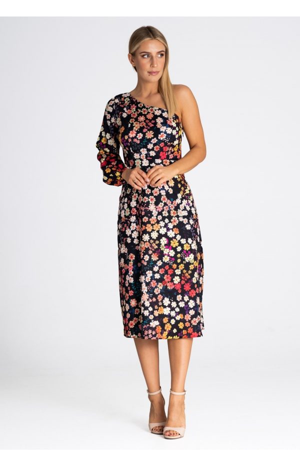 Multicolor Cocktail Dress in Formal Dresses, Cocktail Dresses with Spandex and Polyester