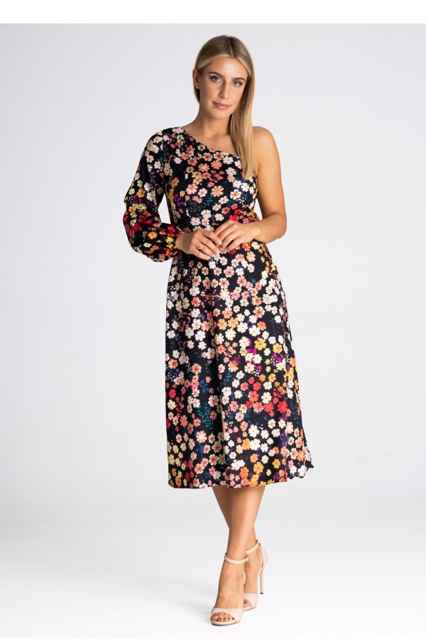 Multicolor Cocktail Dress in Formal Dresses, Cocktail Dresses with Spandex and Polyester