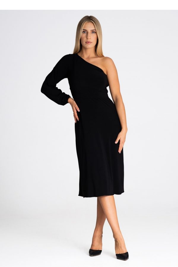 Black Cocktail Dress in Formal Dresses, Cocktail Dresses with Spandex and Polyester