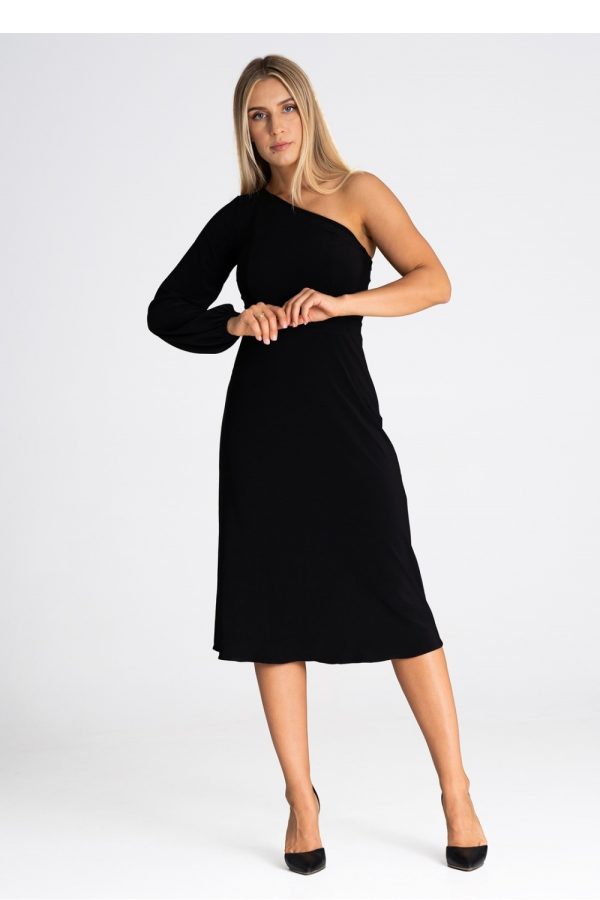 Black Cocktail Dress in Formal Dresses, Cocktail Dresses with Spandex and Polyester