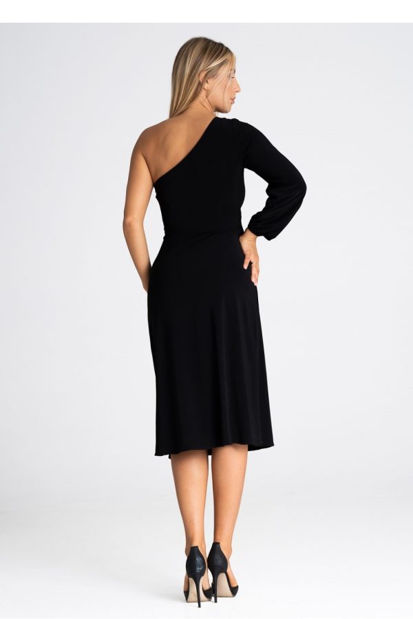 Black Cocktail Dress in Formal Dresses, Cocktail Dresses with Spandex and Polyester
