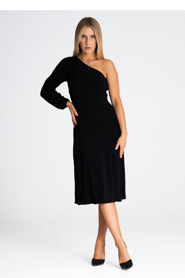 Black Cocktail Dress in Formal Dresses, Cocktail Dresses with Spandex and Polyester