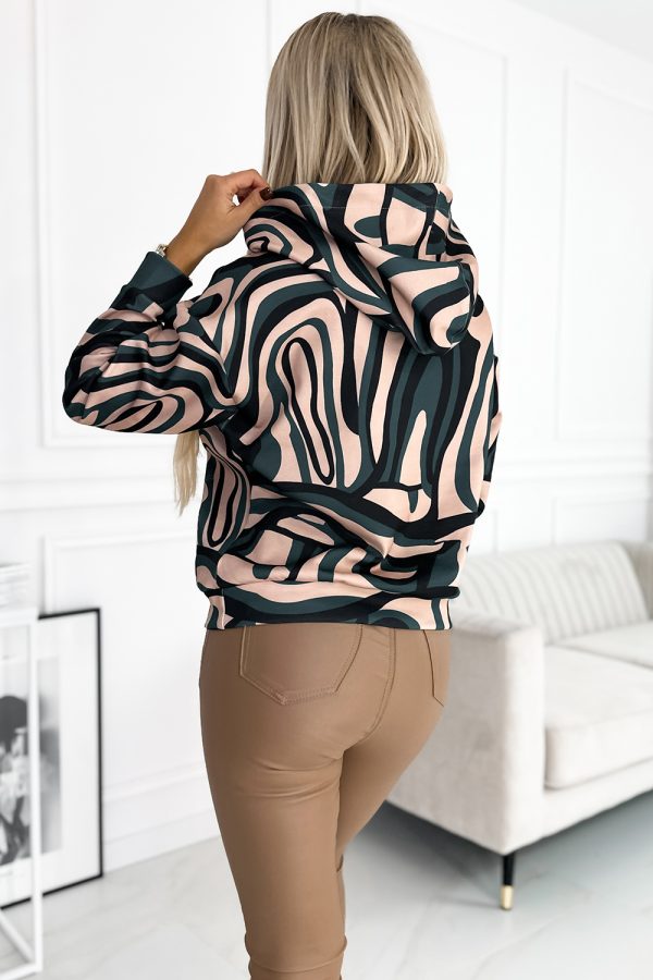 Beige Sweatshirt in Sweatshirts For Women with Polyester and Viscose