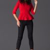 Red Jacket in Jackets, Vests For Women with Polyester and Viscose