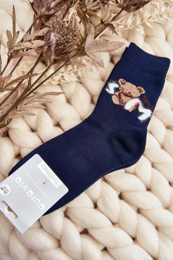 Navy Blue Socks....Cotton, Spandex and Polyamide