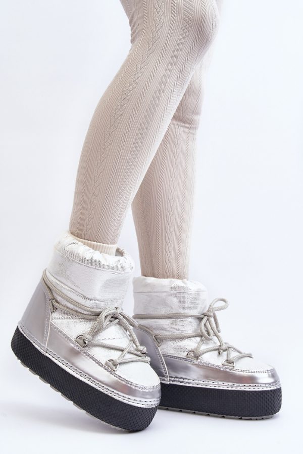 grey Snow boots model 191326 Step in style