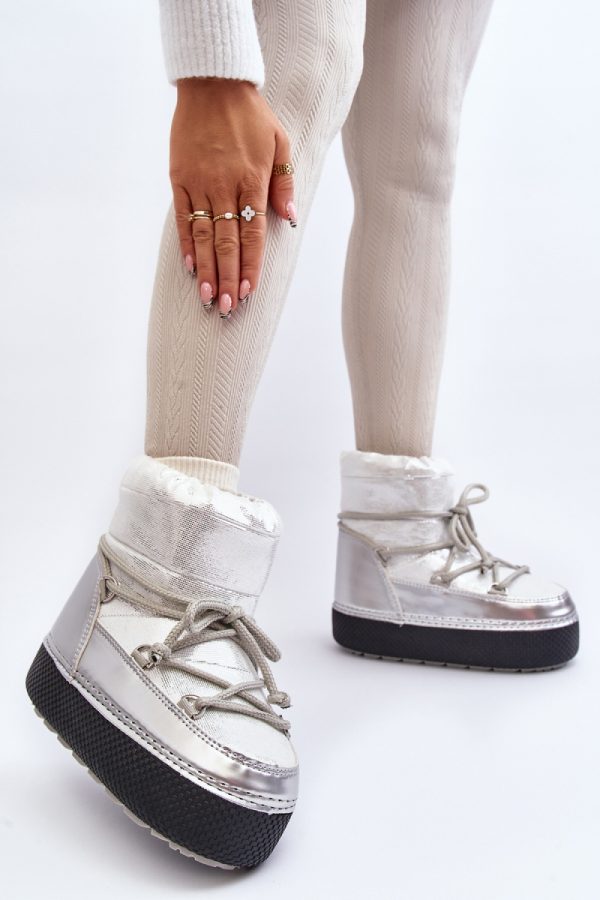 grey Snow boots model 191326 Step in style