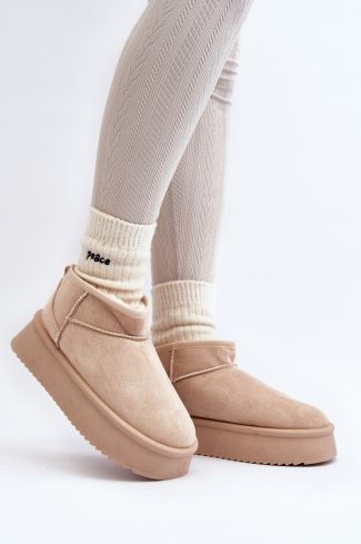 1013644 beige Snow boots model 191631 Step in style