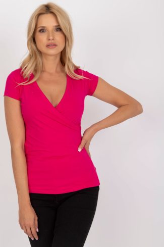 Pink Blouse in Women`s Blouses, Tunics with Cotton and Spandex
