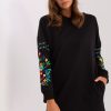 Black Daydress in Day Dresses with Cotton and Spandex