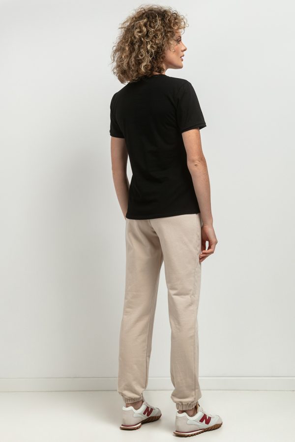 Black Blouse 3 in Cotton and Spandex