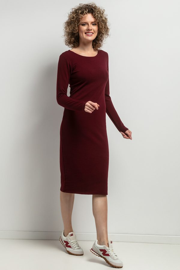 Red Daydress in Day Dresses with Cotton and Polyester