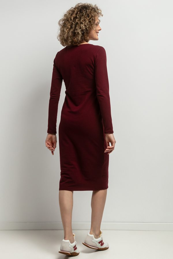 Red Daydress in Day Dresses with Cotton and Polyester