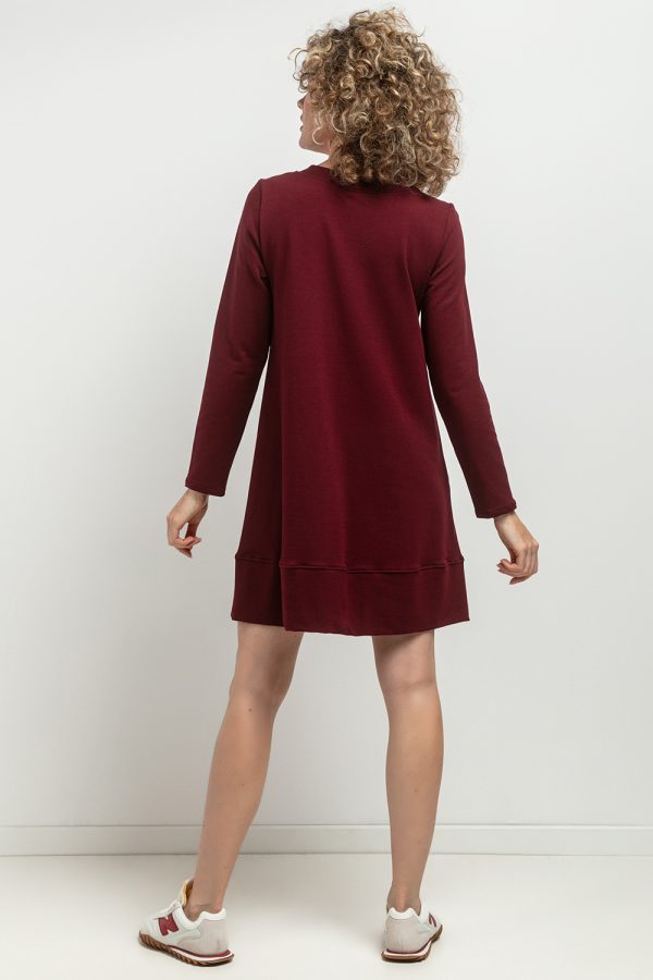 Red Daydress in Day Dresses with Cotton and Polyester
