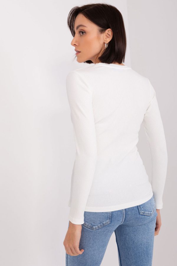 Beige Blouse in Women`s Blouses, Tunics with Cotton and Spandex