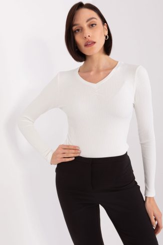 Beige Blouse in Women`s Blouses, Tunics with Cotton and Spandex