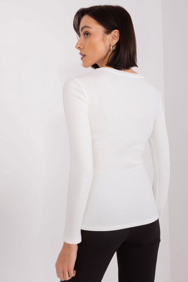 Beige Blouse in Women`s Blouses, Tunics with Cotton and Spandex