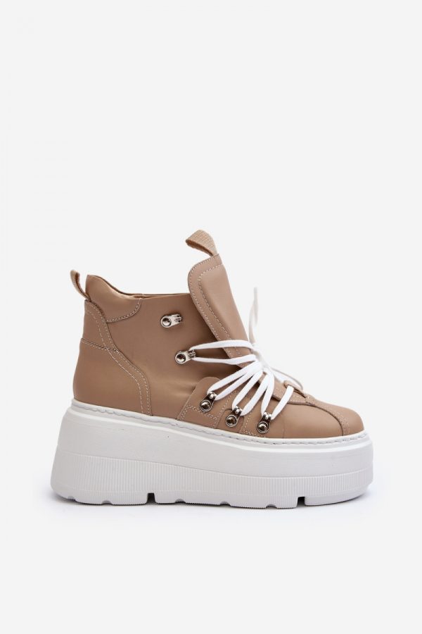 beige Sport Shoes model 192277 Step in style