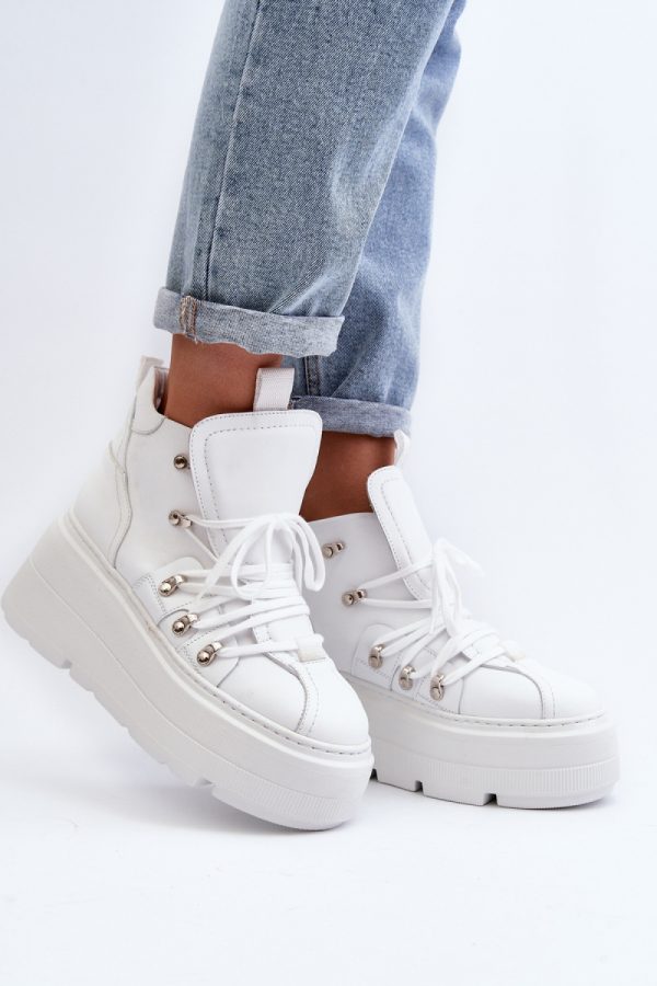 white Sport Shoes model 192278 Step in style