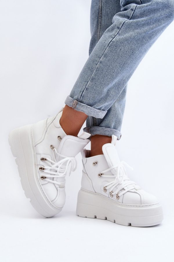 white Sport Shoes model 192278 Step in style