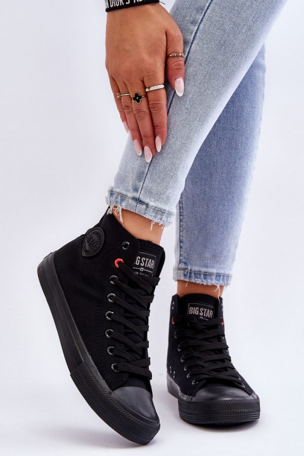 black Sneakers model 192306 Step in style