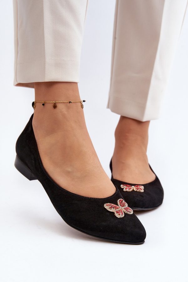 black Ballet flats model 192481 Step in style